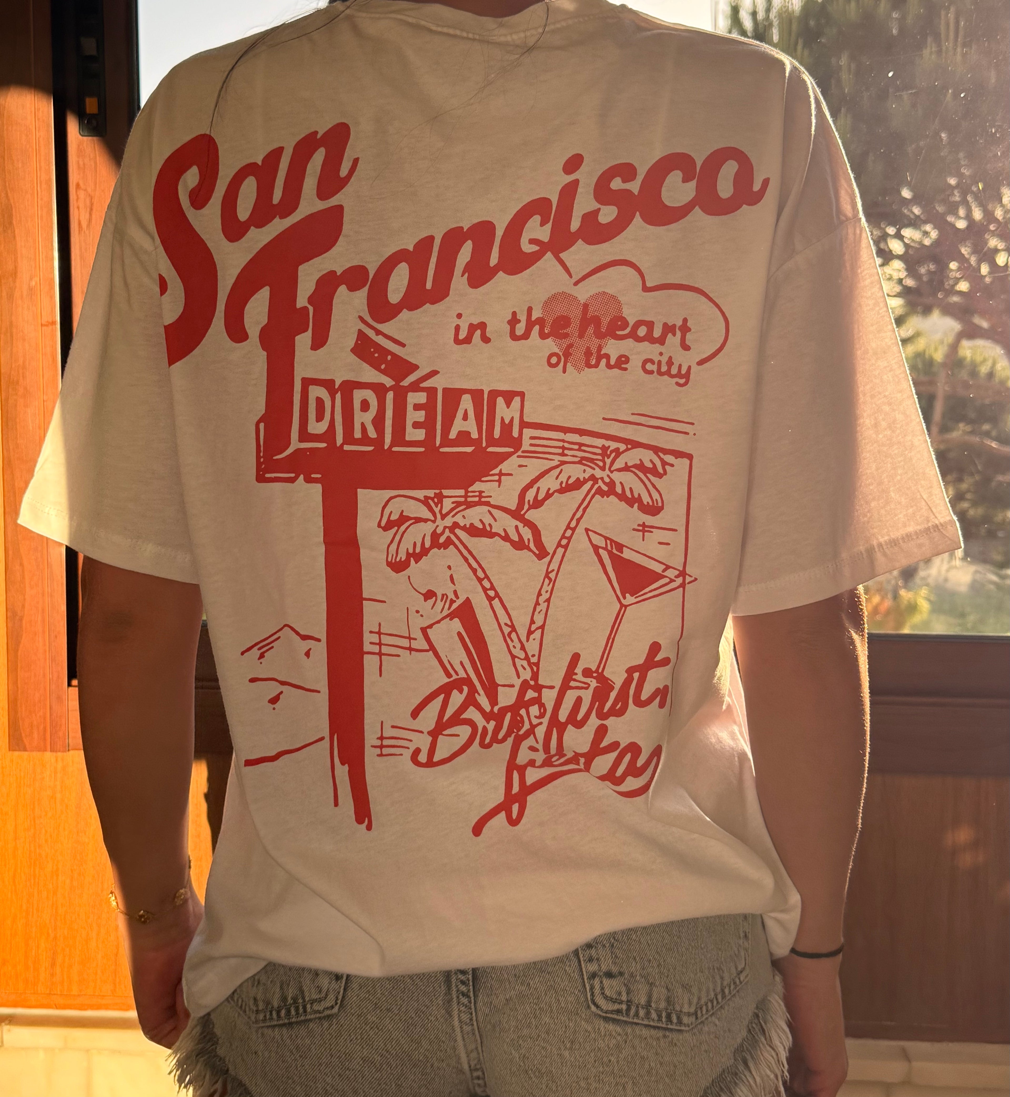 San Francisco Graphic Back Oversized Tee