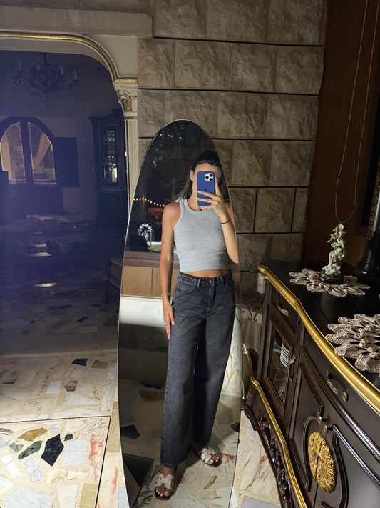 Black Mom Jeans