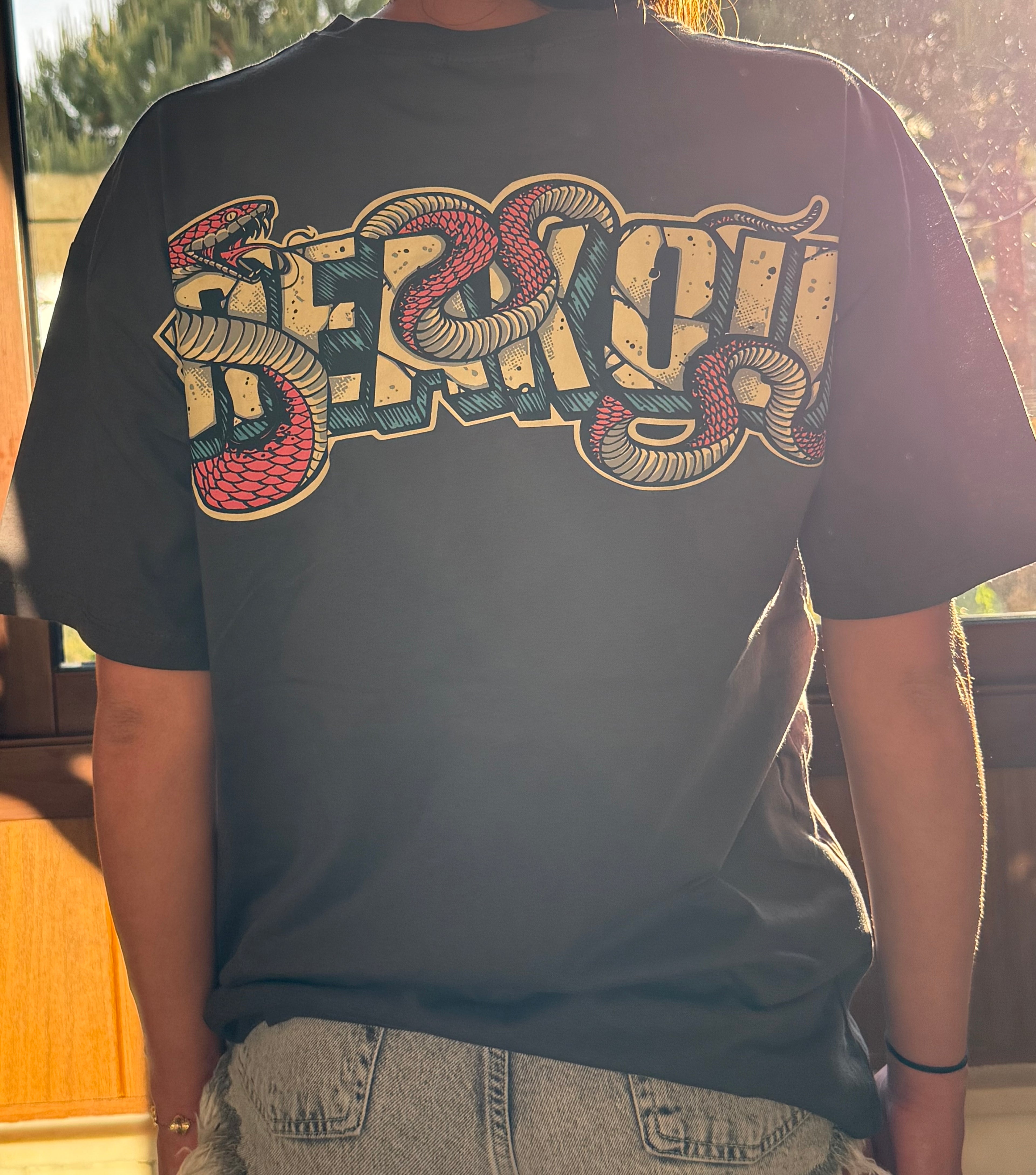 Breakout Graphic Back Oversized Tee